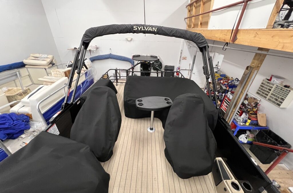 2024 Sylvan Black Sunbrella Seat Covers